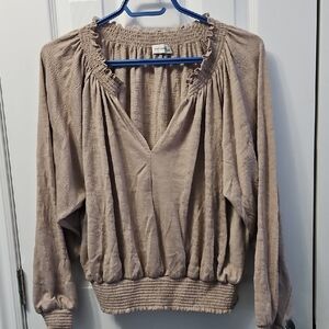 Gentle Fanw Top Size Large Color Beige/pink